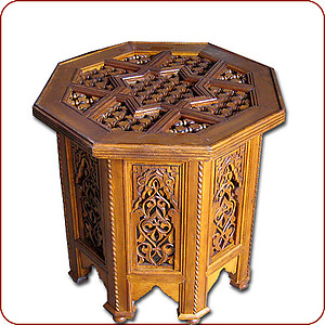 Meknessi Carved Table