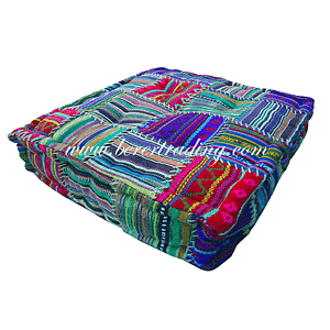 Elegant Floor Cushion-Turquoise