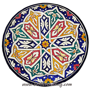 Touareg Ceramic Plate