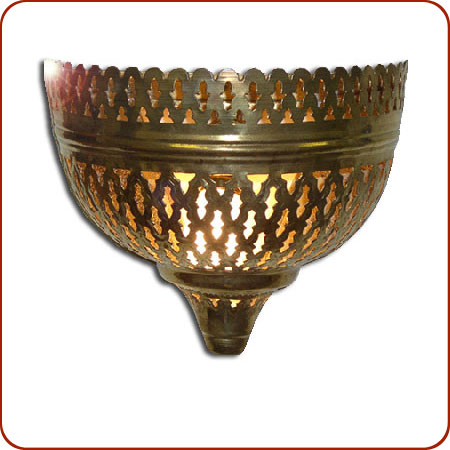 Moroccan Lamp / Lantern - Mellah Brass Wall Sconce
