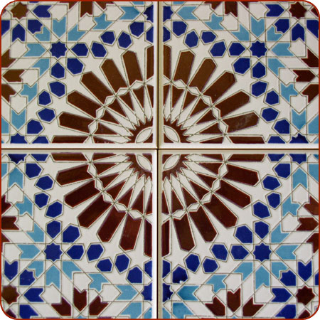 Moroccan Tile Mosaic Tiles Fountain Andalusian Ceramic Tile