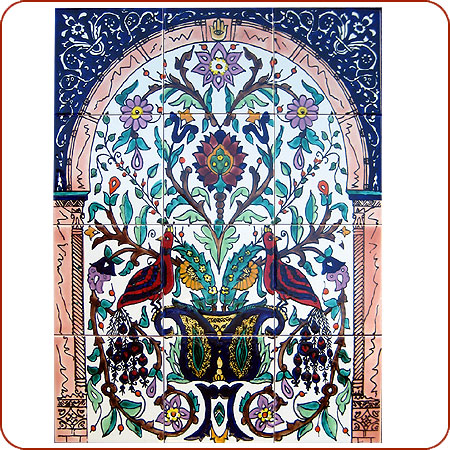 Tile Mural Tunisian Moroccan Mosaic Click To Enlarge