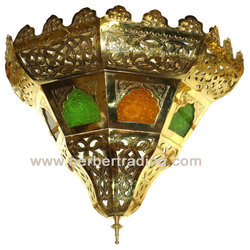 Oversized Royal Brass Wall Sconce