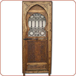 Carved Cedar Door