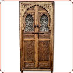 Carved Cedar Door