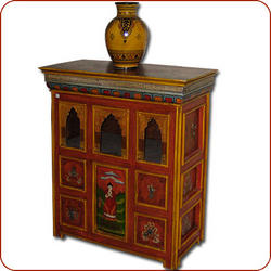 Tibetan Style Arched Cabinet