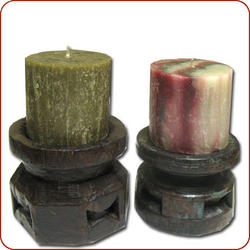Rustic Candle Holder