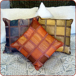 Organdi Chess Pillow
