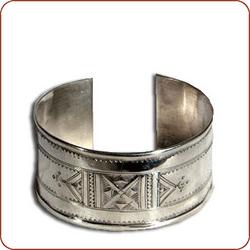 Tuareg silver cuff bracelet