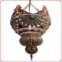 Moroccan Lamp and Lantern - Swiniya Chandelier from berbertrading.com