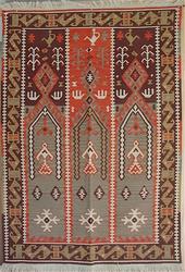 Anatolian Fine Kilim 4'3x5'11