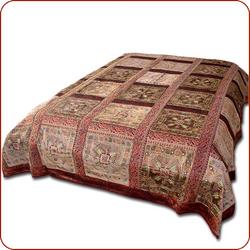 Velvet Sari Bedspread