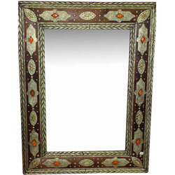 Fez Silver Mirror