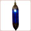 Long Blue Moroccan Lamp