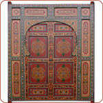Moroccan Painted Door 