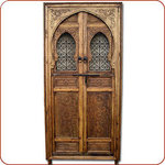 Carved Cedar Door
