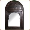 Carved Cedar Arched Mirror