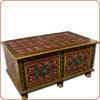 Carved Painted Trunk