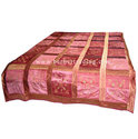 Velvet Sari Bedspread