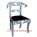 Ram's head Inlaid chair 