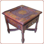 Rosewood Inlaid Table