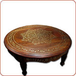 Round Inlaid Table
