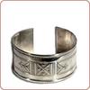 Tuareg silver cuff bracelet