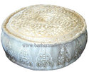 Tarz Moorish Poof - White