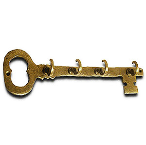 Brass key hanger