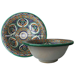 Fez Pottery  Sink-flower