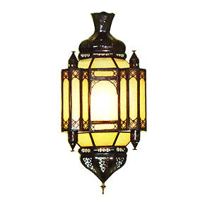 Ryad Frosted Moroccan Sconce