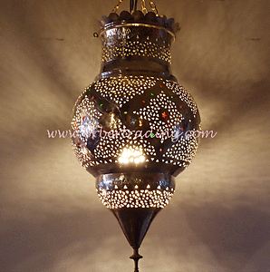 Silver Medina Lamp