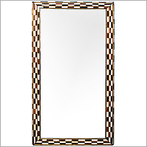 Walnut Bone Mirror