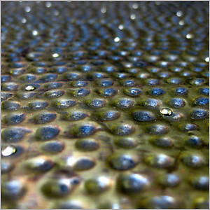 Hammered Moroccan Stool