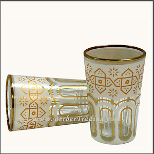 Bahja White Tea Glasses