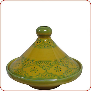 Salma Yellow Serving Tagine 