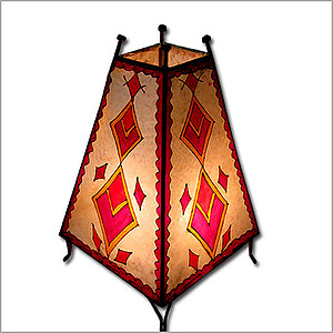 Diamonds Henna Lamp