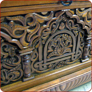 Hand Carved Cedar Chest