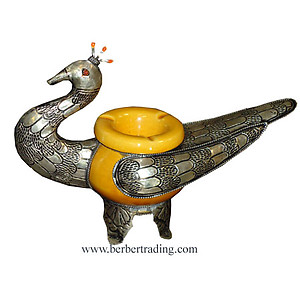 Moroccan Peacock Ashtray