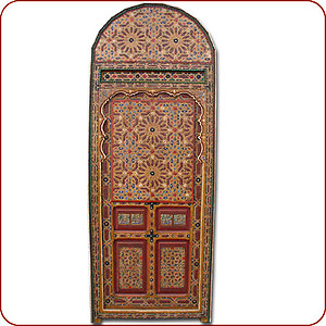 Meknes Painted Door