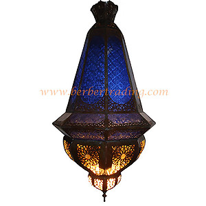 Segovia Moroccan Lamp- blue