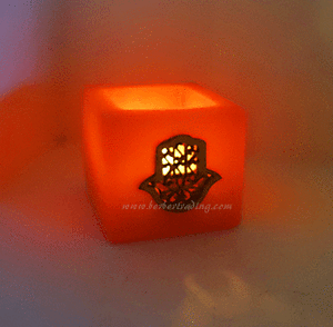 Fez Khamsa Candle 