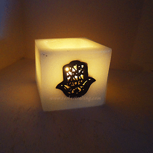 Fez Khamsa Candle 