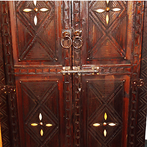 Carved Moroccan Cabinet