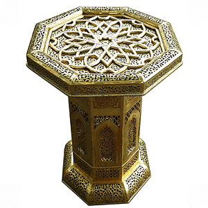 Fassia Brass Table