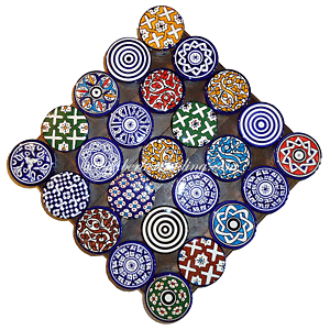 Fez Round Ceramic Boxes