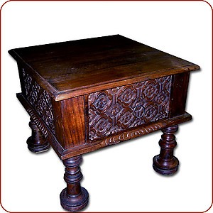 Carved Side Table