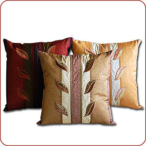 Dupion Petal Pillow