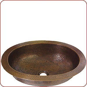 Oval Copper Sink