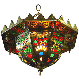 Lamrah Brass Moroccan Chandelier